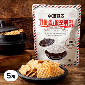 청해명가 가마솥 어포튀각, 110g, 5개