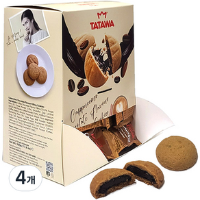 타타와 카푸치노 초콜릿맛 필링 쿠키 50p, 500g, 4개