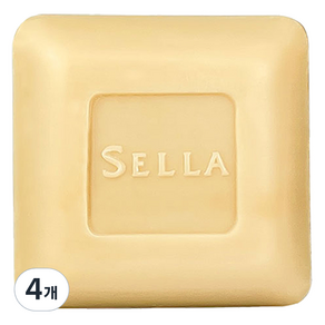 SELLA 바디 비누, 100g, 4개