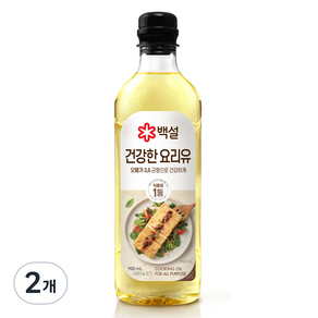 백설 건강한 요리유, 900ml, 2개