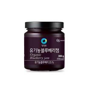 청정원 유기농 블루베리잼, 1개, 300g