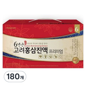 고려홍삼진흥원 6년근 고려홍삼진액 프리미엄, 50ml, 180개