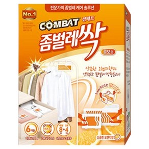 컴배트 프리미엄 좀벌레싹 천연오렌지향 서랍용 8p + 옷장용 4p, 1개