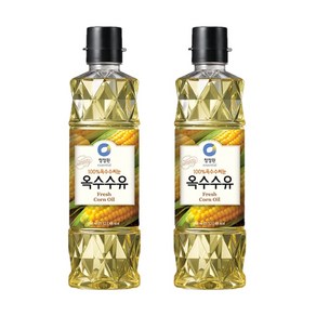 청정원 옥수수유, 900ml, 2개