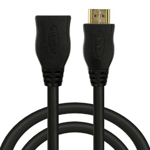 컴길 HDMI 2.0Ver 연장 케이블 블랙