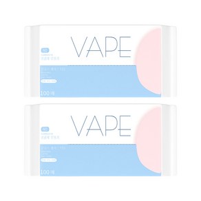 VAPE 일회용 페이스 타올, 100개입, 2개