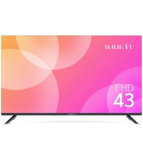 와이드뷰 FHD LED 고화질 TV, 109cm(43인치), EKW43FT1, 스탠드형, 고객직접설치