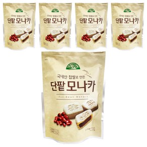OganicStoy 찹쌀로 만든 단팥 모나카, 112g, 5개