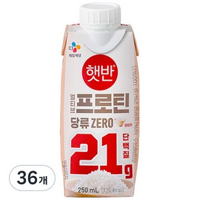 얼티브 프로틴 쌀밥맛, 36개, 250ml