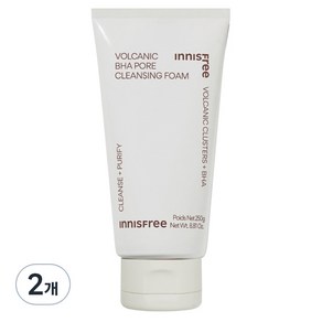 이니스프리 화산송이 바하 모공 클렌징폼 대용량, 250g, 2개