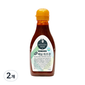 데미샘 명품 매실 회초장, 310g, 2개