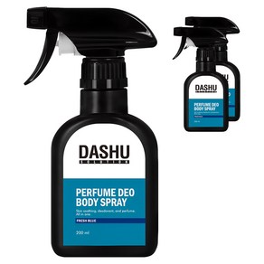 다슈 솔루션 퍼퓸 데오 바디스프레이 프레쉬 블루향, 200ml, 3개