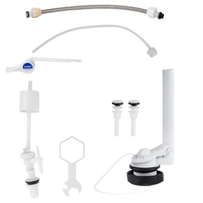 두진 바스 무소음 양변기 부속품 전면 내림 핸들용 + 조립 공구 세트
