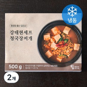 강태현셰프 청국장찌개 (냉동), 500g, 2개