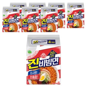 오뚜기 진비빔면 156g, 32개