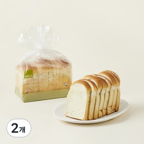 ORGA 베이커리 생효모로 발효한 우유식빵, 240g, 2개