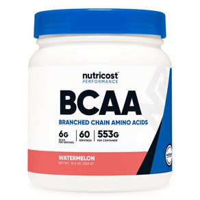 뉴트리코스트 BCAA 파우더 60회분 수박맛, 553g, 1개