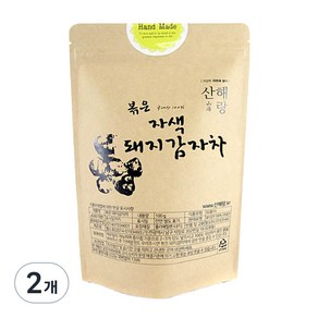 산해랑 수제 볶은 자색 돼지감자차, 100g, 1개입, 2개