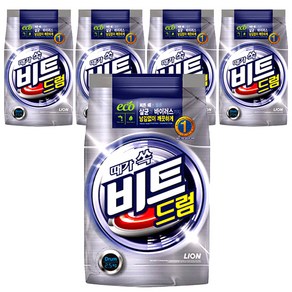 비트 드럼용 분말세제 리필, 2.5kg, 5개