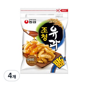 농심 조청유과, 320g, 4개