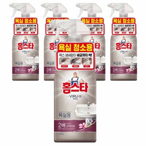 홈스타 바이럭스 욕실청소용 세정제, 750ml, 5개