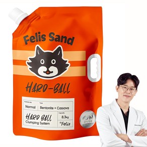 닥터펠리스 하드볼 응고형 벤토나이트, 8.3kg, 1개, 무향