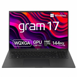 LG전자 2024 그램 17 코어Ulta5, 옵시디안 블랙, 512GB, 16GB, WIN11 Home, 17Z90S-GA5BK