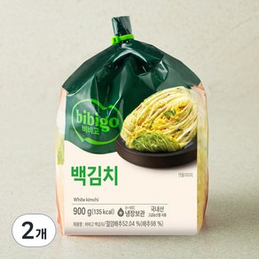 비비고 백김치, 900g, 2개