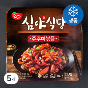 동원 심야식당 주꾸미볶음 (냉동), 180g, 5개