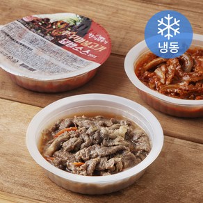 한끼의품격 한품 덮밥소스 B 소불고기 210g + 오돌뼈 210g + 쭈꾸미불고기 200g 세트 (냉동), 1세트