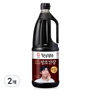 청정원 햇살담은 씨간장 양조간장, 1.7L, 2개