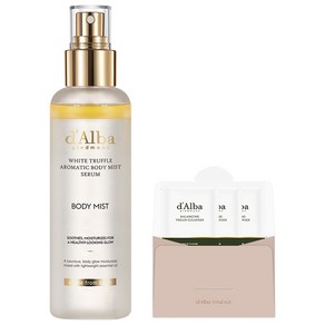 달바 화이트 트러플 아로마틱 바디 미스트 세럼 180ml + 밸런싱 비건 젤 클렌저 3ml x 3p, 1개
