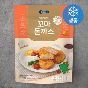 베베쿡 바르게 만든 꼬마돈까스 (냉동), 350g, 1개