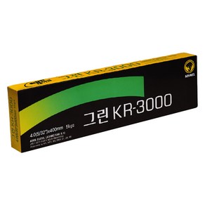 KISWEL 아크 용접봉 그린 KR-3000 4.0mm 5kg