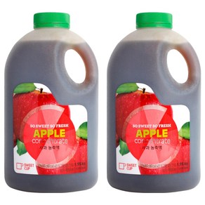 스위트컵 사과 농축액, 2개, 1.95kg