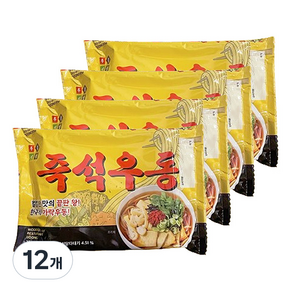 우불식당 즉석우동, 221.5g, 12개