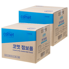 코멧 2겹 점보롤 300m, 16롤, 2개