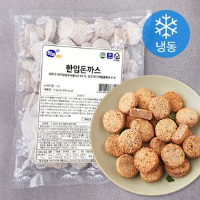 하늘푸드 한입돈까스 (냉동), 1kg, 1개