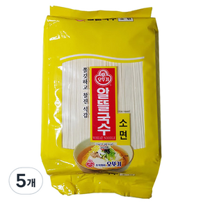 오뚜기 알뜰 국수 소면, 3kg, 5개