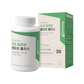 네추럴라이즈 징코 빌로바 메모리 플러스 117g