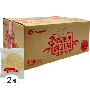 짱안 달콤한맛 쌀과자, 1kg, 2개