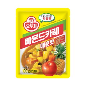 오뚜기 바몬드 카레 과립형 골드 매운맛, 100g, 10개