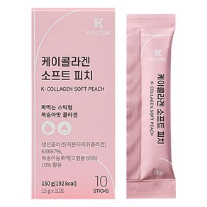 케이뉴트라 케이콜라겐 소프트 피치 10p, 150g, 1개