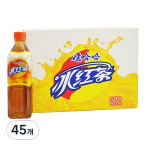 와하하 빙홍차 아이스티, 490ml, 45개