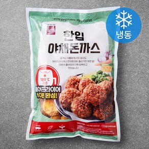 오뗄 한입 야채 돈까스 (냉동), 1kg, 1개