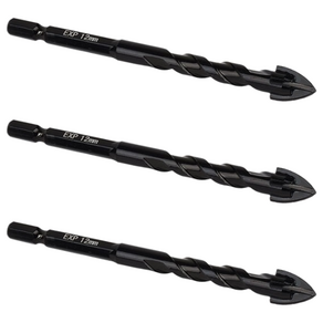 이엑스파워 4날 만능드릴비트 12mm EMD-12, 3개