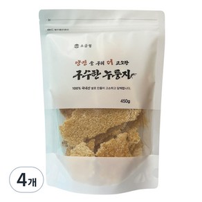 소금성 양면구워 구수한 누룽지, 4개, 450g