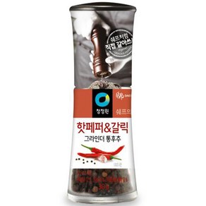 청정원 쉐프의허브 핫페퍼 앤 갈릭 그라인더 통후추, 30g, 1개