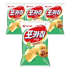 오리온 포카칩 어니언맛, 66g, 4개