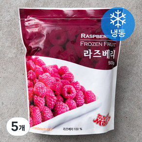 트로피칼마리아 라즈베리 (냉동), 500g, 5개